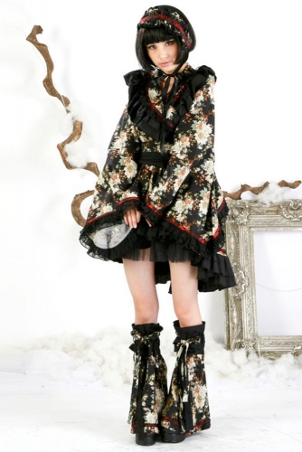 Punk Rave Lolita Fashion  Pretty Kimono Dress Q-114