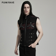 Punk Rave Personalized 3d Pockets Balancing The Overall Design Punk Personalized Vest