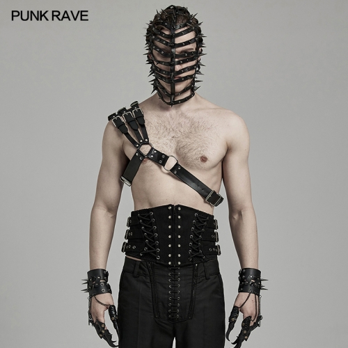 Punk Rave Adjusted Loops Single Shoulder Design Punk Shoulder Harness