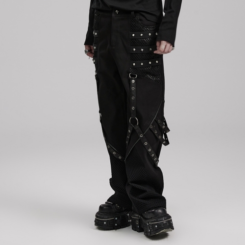 Punk wide leg trousers WK-602XCM